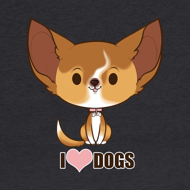 I <3 Dogs! by TehButterCookie